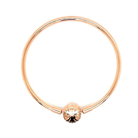 Pandora Rose Cz Snowflake Clasp Bangle - Picture 4 of 5